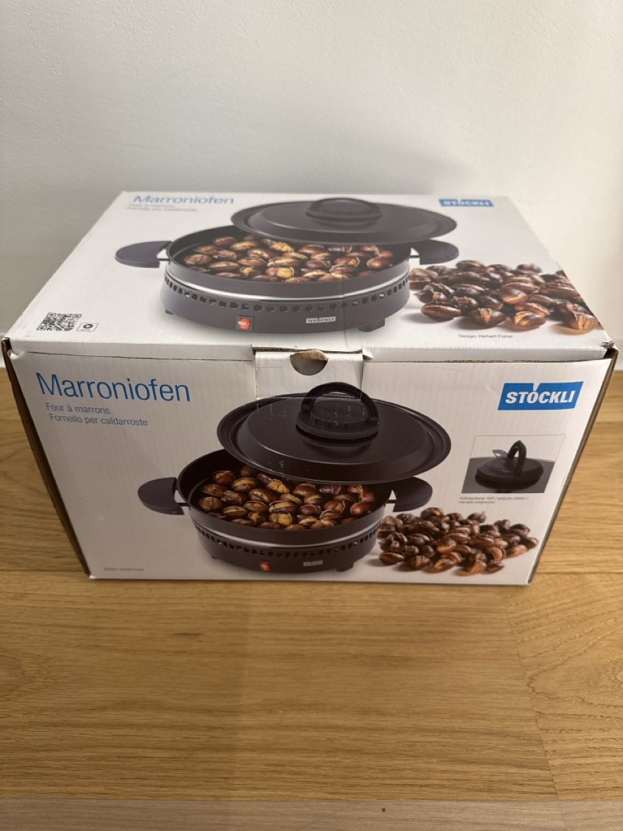 Stöckli Elettrodomestici da cucina: Stöckli Marroniofen inkl. Crêpplatte – Usato da Raron venduto da cathy123 1