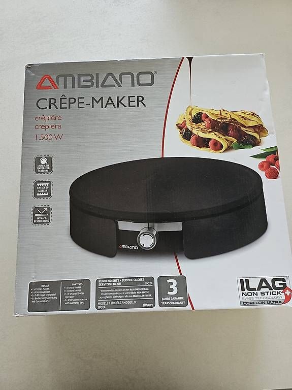Elettrodomestici da cucina: Excellente Crêpière Ambiano – Usato da Morges venduto da Tinhxa33