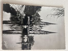 Alte Schwarzweiss Fotokarte von Strassburg