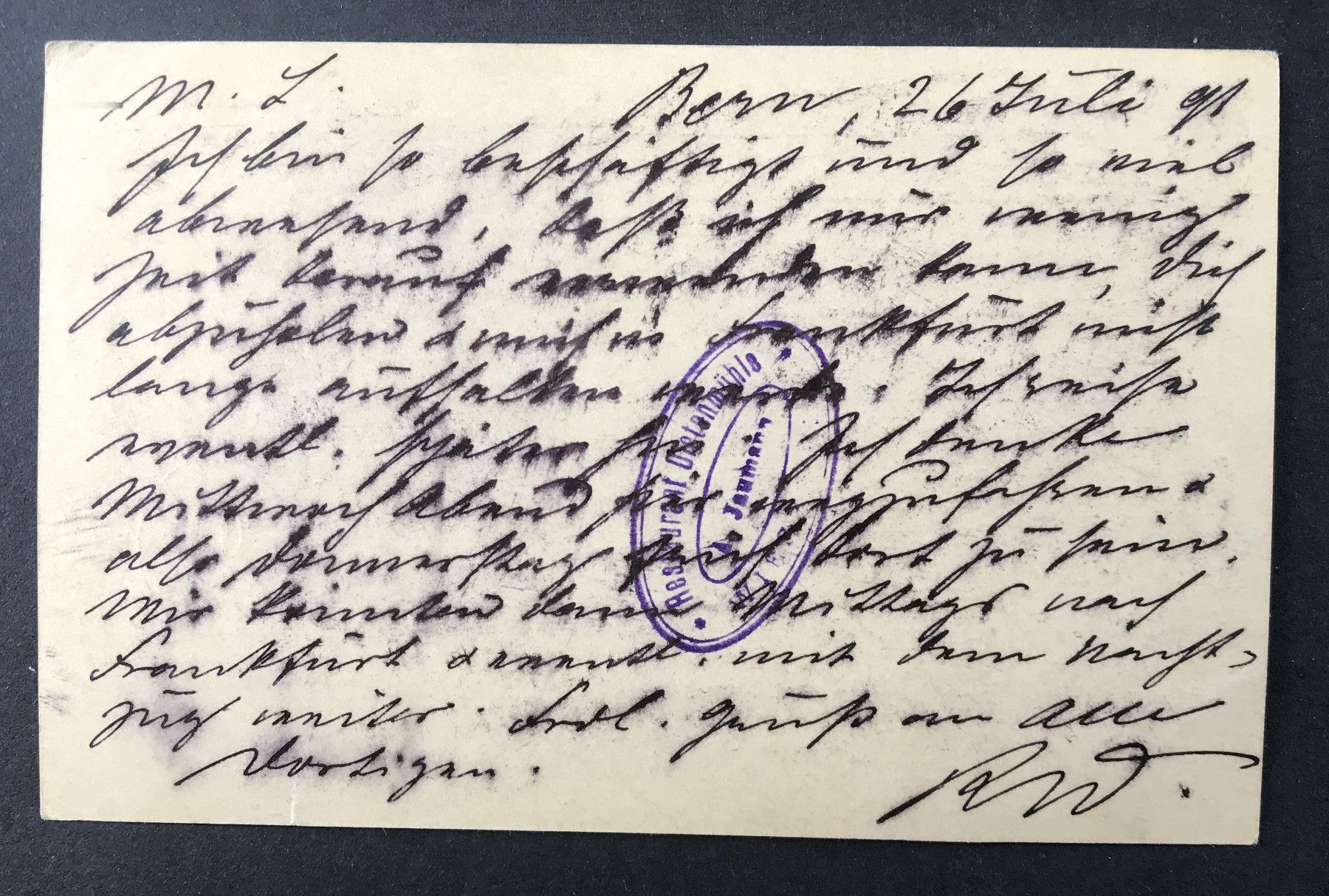 Tutti i francobolli: ANTIKE POSTKARTE SCHWEIZ 1891 – Usato da Ostermundigen venduto da Kari1937 1