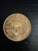 Schweizer Gold Vreneli 20 Franken Helvetia Jahrgang 1930