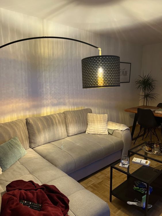 Kinaree Treibholz Tischlampe THONGSAI – Massivholz Mit Leinenschirm, Ca. 50 Cm