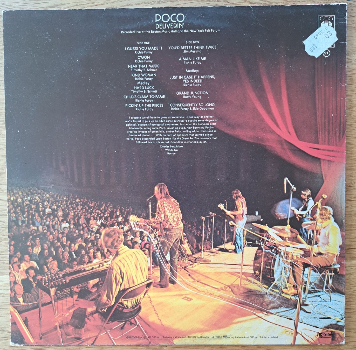 Vinyles: Poco - Deliverin' – D'occasion à Meggen par Ricardokoch 1