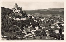Lucens (VD) – Le château et le bourg