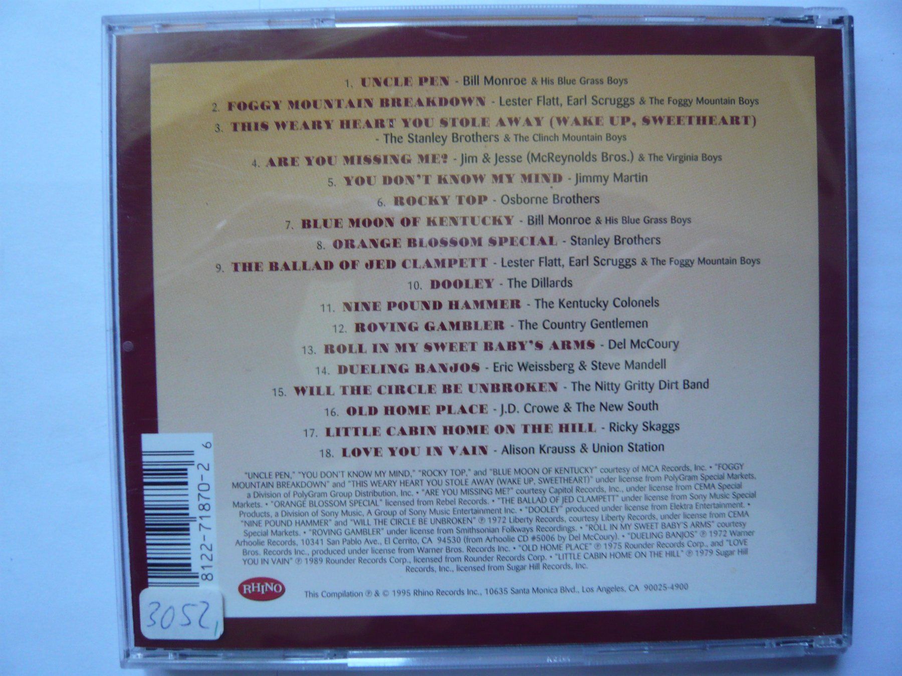 CDs: Various APPALACHIAN STOMP Bluegrass Classies – D'occasion à Winterthur par Cajun 1