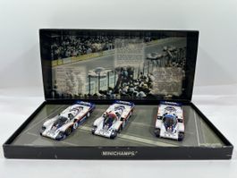 Porsche 956 L 1:43 24h Le Mans 1-2-3, limitiert, MINICHAMPS