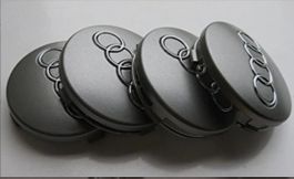 Original Audi Radzierkappe schwarz Matt