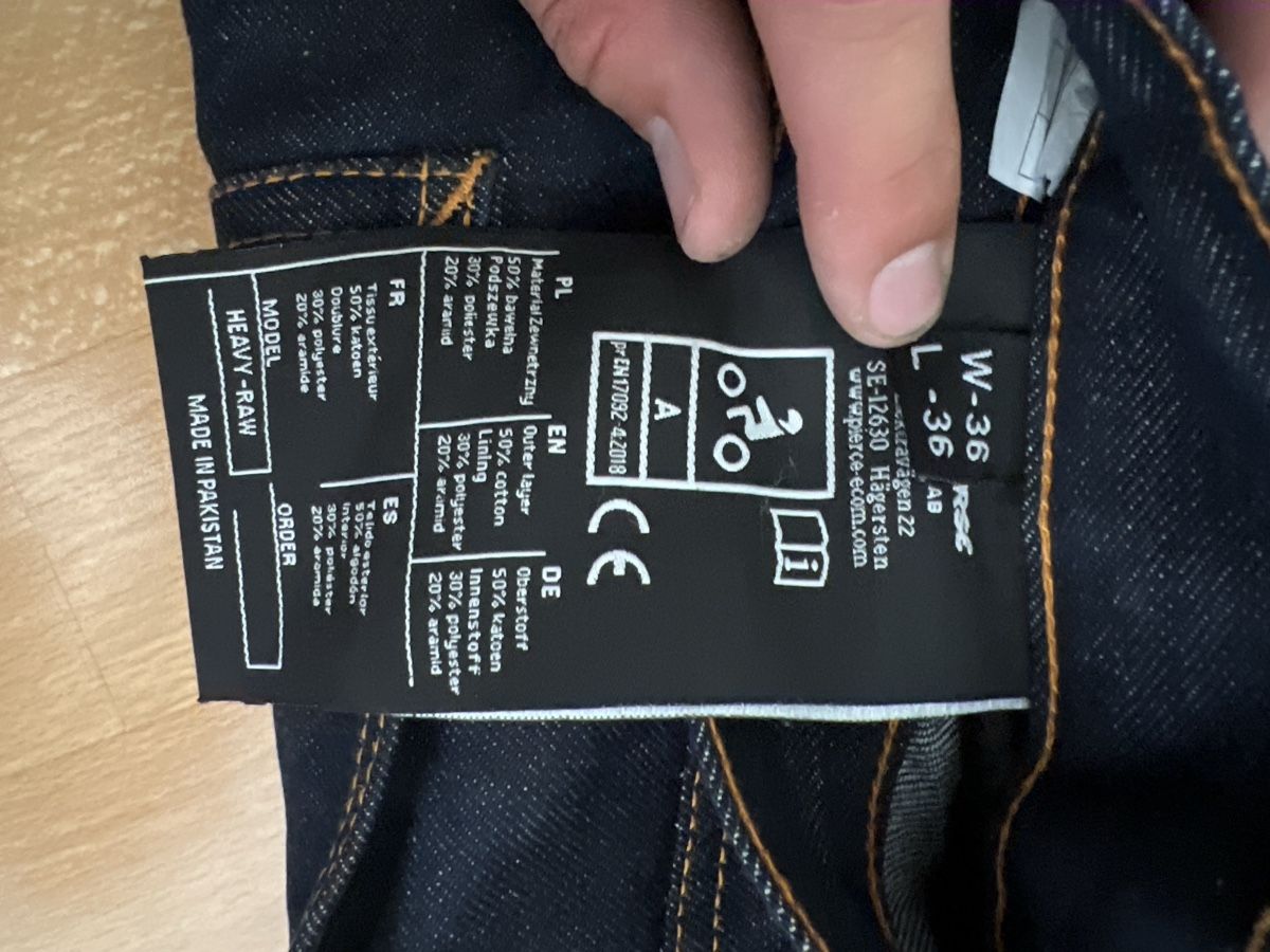 Pantaloni: Motorrad Jeans mit Protektoren Grösse 36 neu – Nuovo (secondo la descrizione) da Goldach venduto da lud_nt98 1