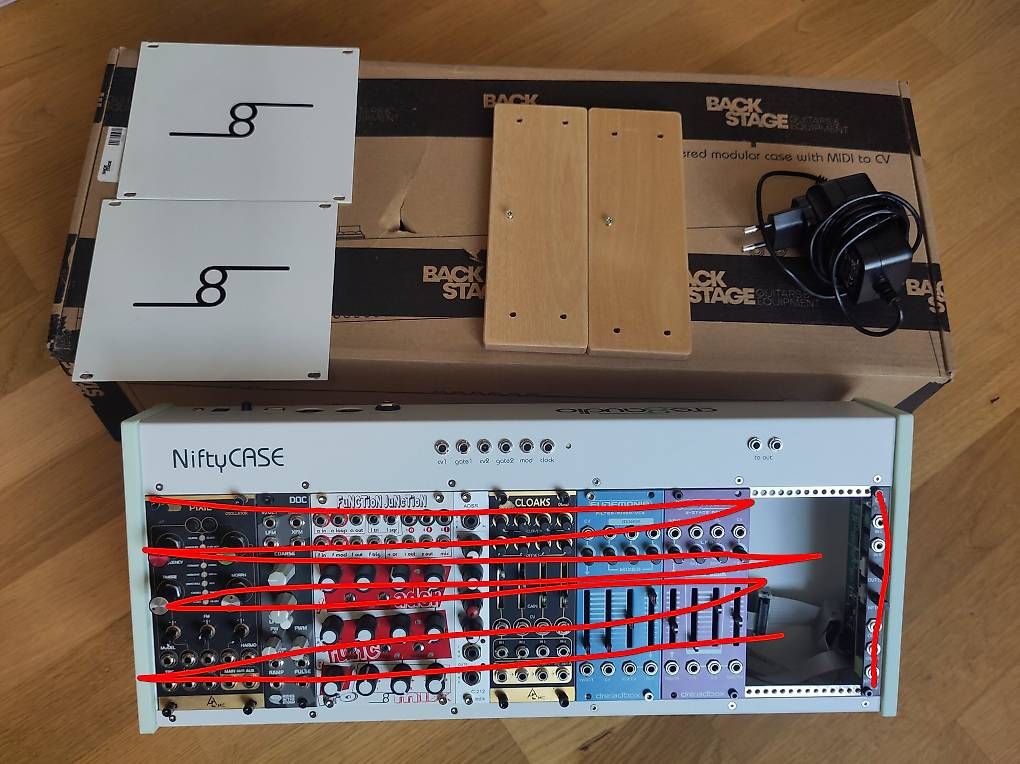 Altri accessori: Cre8audio NiftyCase 84HP Eurorack Case – Usato da Solothurn venduto da sam9129