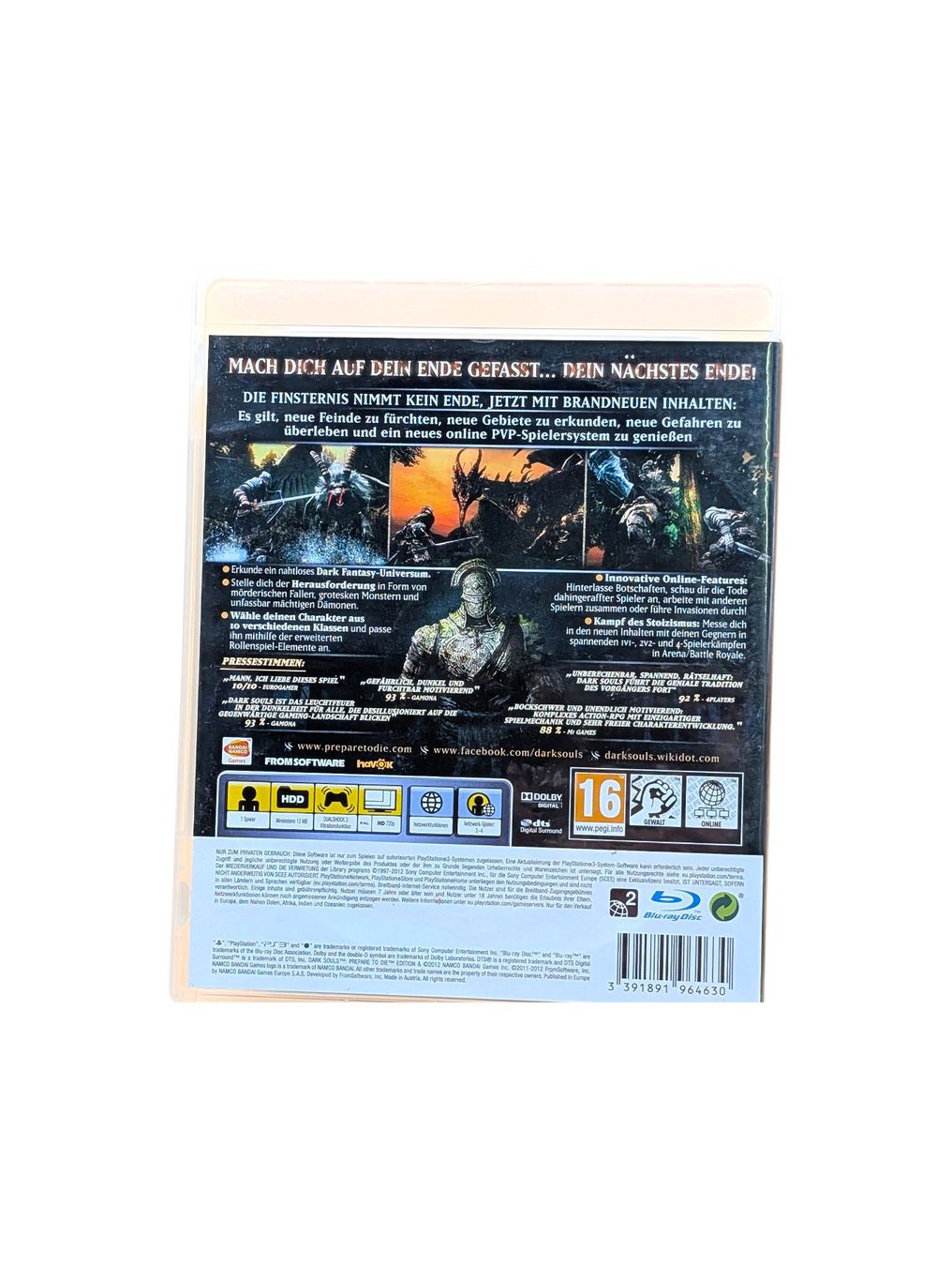 Sony Giochi: Dark Souls: Prepare to Die Edition PS3 – Usato da Domat/Ems venduto da IsseldorsShop 1