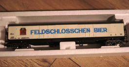 Lima HO 3195: Feldschlösschen Bier, 4-achsig, Metallräder DC