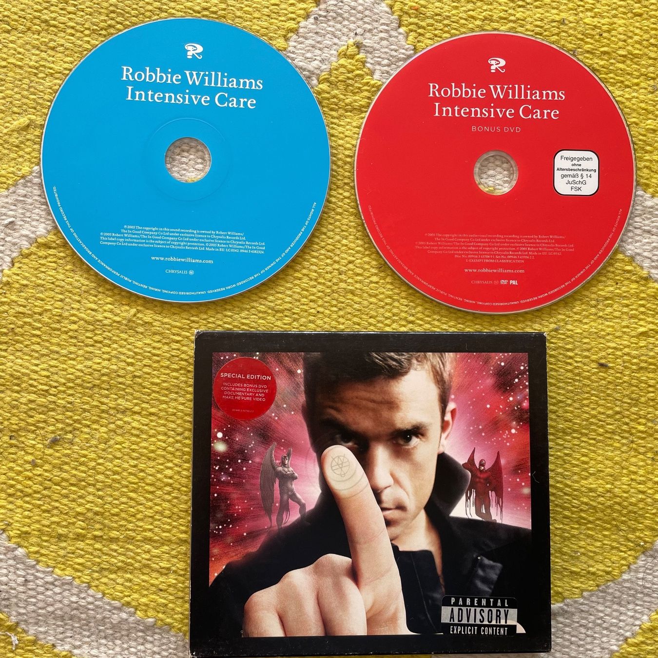 CD: ROBBIE WILLIAMS-CD+DVD SPECIAL EDI INTENSIVE CARE – Usato da Rorschacherberg venduto da CD-Roli