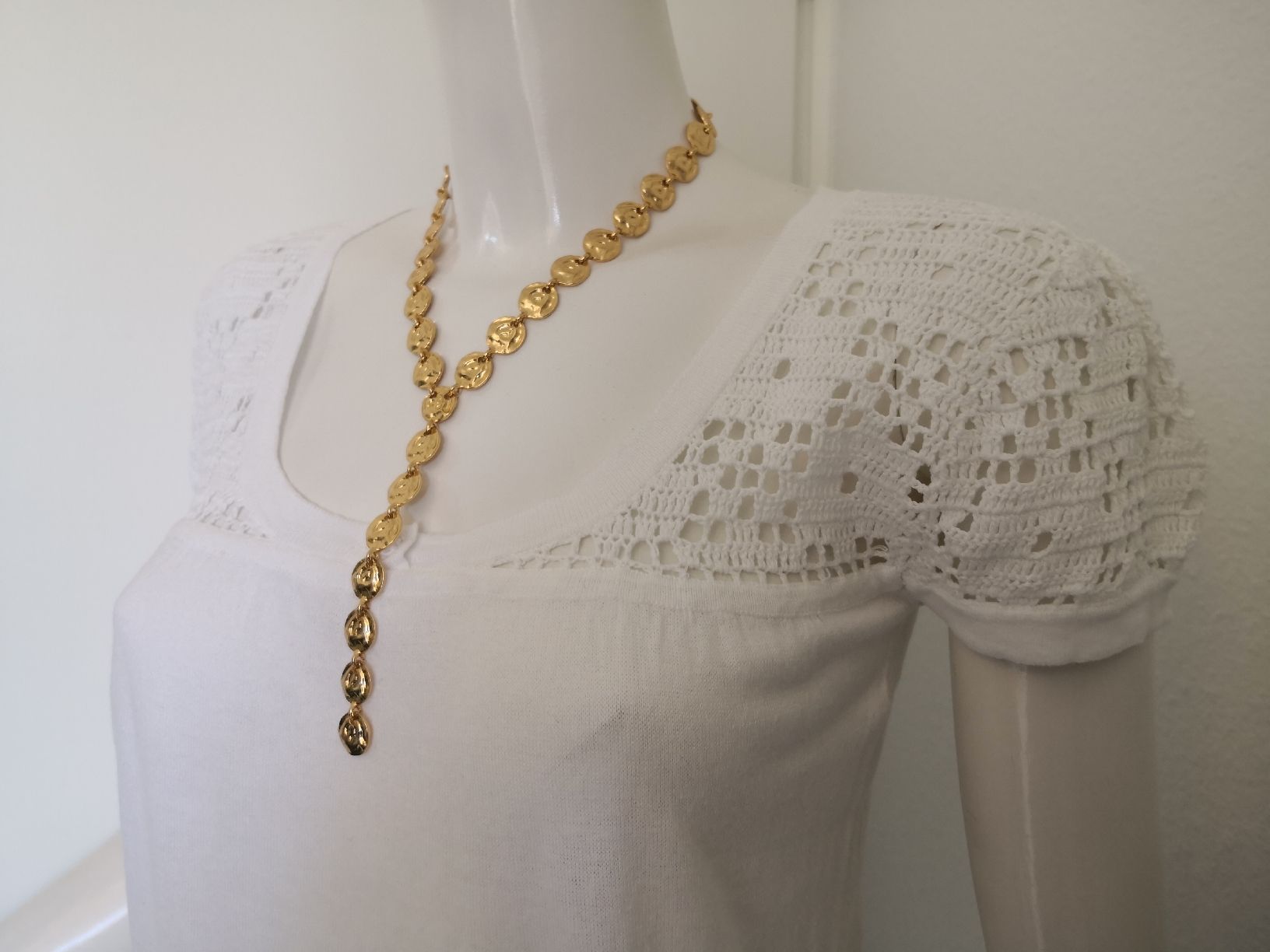 Mango Top: 🤩MANGO STRICK-HÄKEL-TOP WEISS – Nuovo (secondo la descrizione) da Olten venduto da Naja-Twins-Twins 1