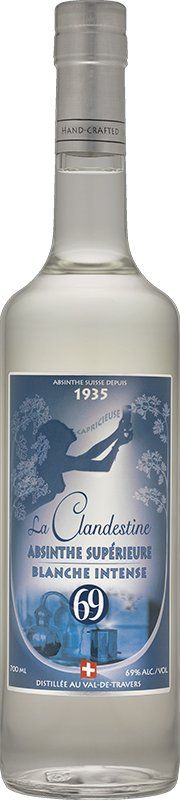 Bevande alcoliche: Absinthe La Clandestine Blanche Intense – Nuovo e nell'imballaggio originale da Menziken venduto da Beguan