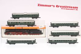 Arnold DR Dampflok BR 05 + 6 passende Pers. Wagen Sp. N