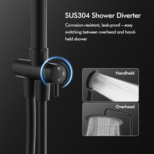 Douches: Regendusche Duschsystem Armatur 300mm Rund – Neuf avec emballage d'origine à Hundwil par tec_mm27 6