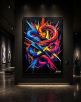 "GEOMETRIC SNAKES"by ARCAOS.ART