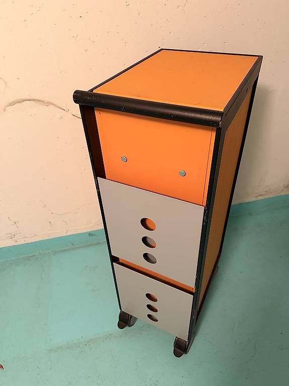 Banconi: Denz D³ Caddy / Rollkorpus  Schwarz & Orange – Usato da Aarberg venduto da KarinKnuchel 3