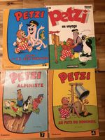 Lot de 4 bandes dessinées Petzi Casterman état usagé