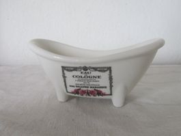 Dekorative Miniatur Badewanne aus Porzellan