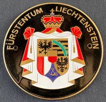 VINTAGE PLAKETTE FÜRSTENTUM LICHTENSTEIN