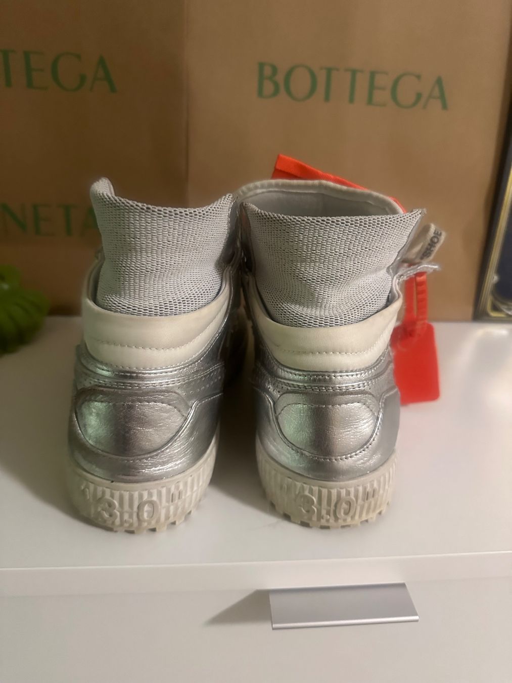 Off-White Scarpe da uomo: Off-White CUP SOLE 3.0 Sneaker Silber – Usato da Monte Carasso venduto da cilliss 4
