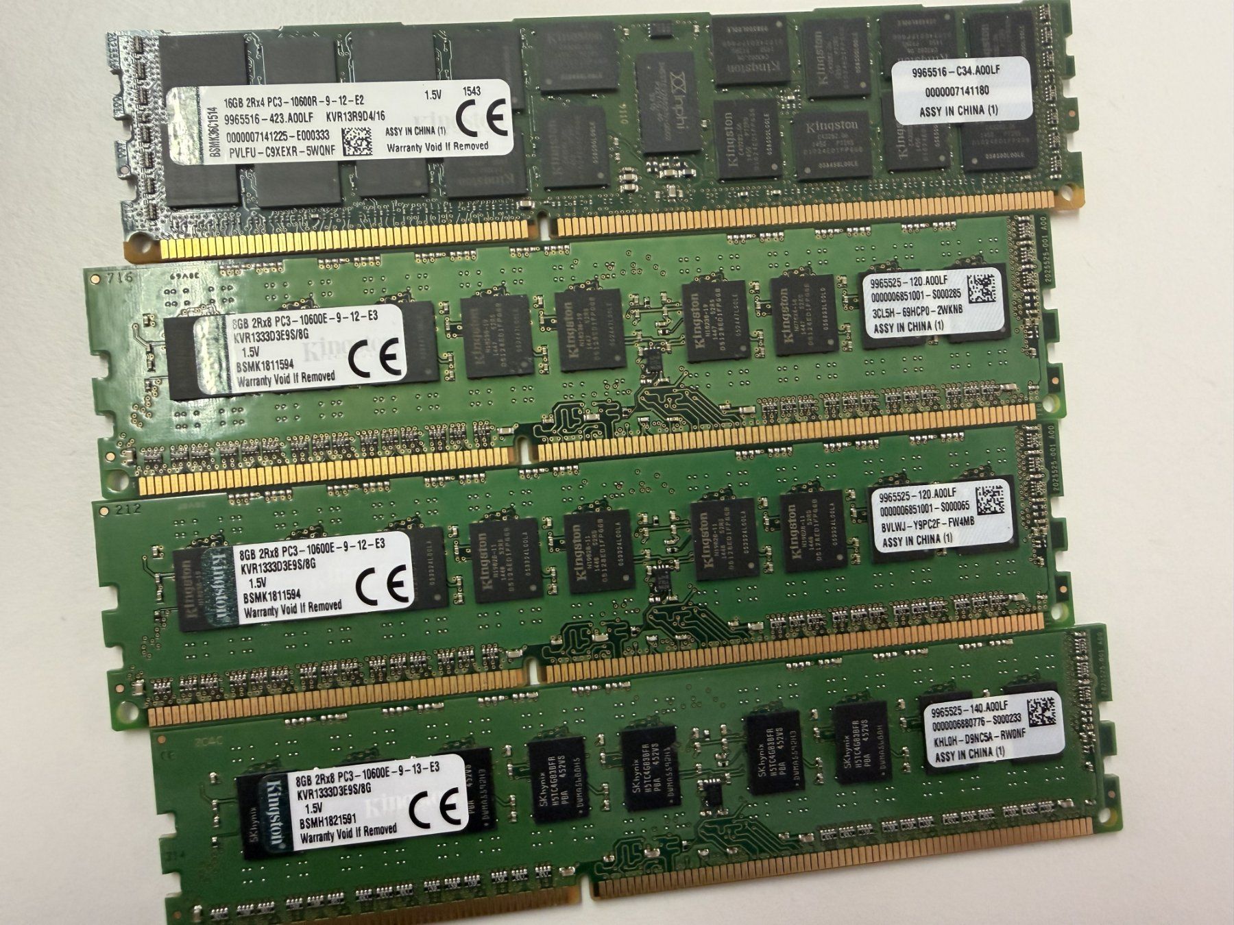 Memoria / RAM: Server-RAM Bundle DDR3 / DDR3L ECC — 57 Module Total 680GB – Usato da Pratteln venduto da HMW-Solutions 1