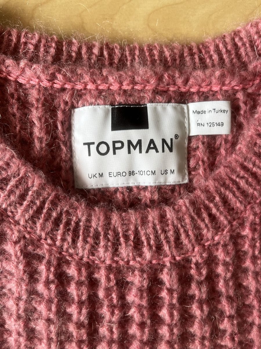 Maglioni & Felpe: Topman Strickpullover, Grösse M, Rosa – Herren – Nuovo (secondo la descrizione) da Zug venduto da Nickwalks999 1