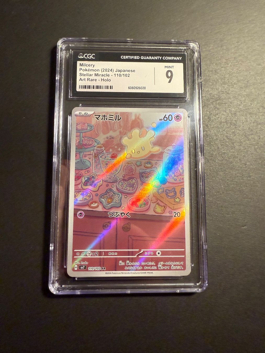 Pokémon Carte collezionabili: Milcery CGC 9 Holo Stellar Miracle 110/102 – Usato da Zürich venduto da pokemon_cards 2