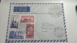 1954  Erstflug Sao Paulo -Zürich  RF 54.4 SR d