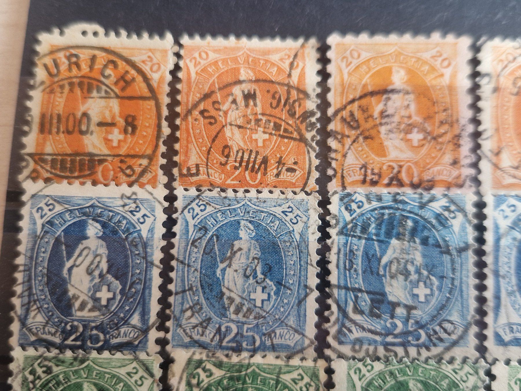 Tutti i francobolli: Ansammlung Stehende, nicht bestimmt, ab 1.- – Usato da Burgdorf venduto da Glossy01 1