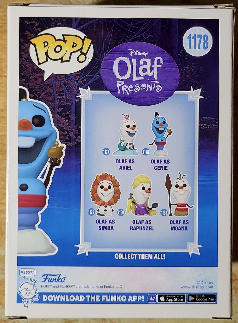 Funko Statuette: Funko Pop Disney  Olaf as Genie – Nuovo e nell'imballaggio originale da Montet (Glâne) venduto da KOADA 2