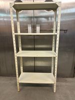Leichtes Regal aus Metall, 4 Böden, 72x31x149cm Kellerregal