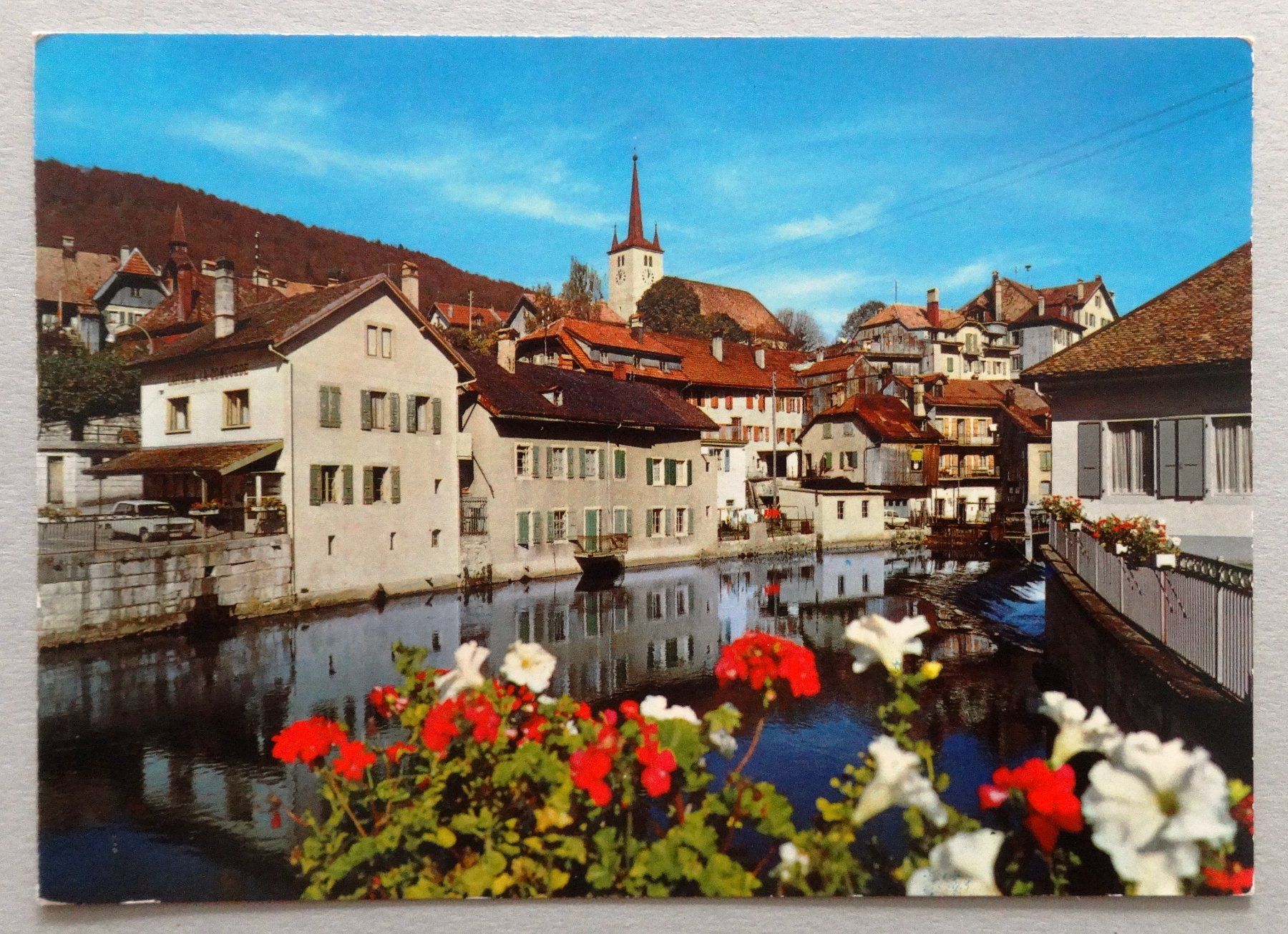 Ansichtskarten: Vallorbe, Rives de l' Orbe – Gebraucht aus Fétigny von Billy2miny
