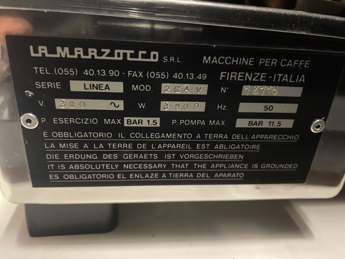 La Marzocco Macchine per caffè & Macchine per espresso: La marzocco linea 2 classic – Usato da Biel/Bienne venduto da Effemme 2