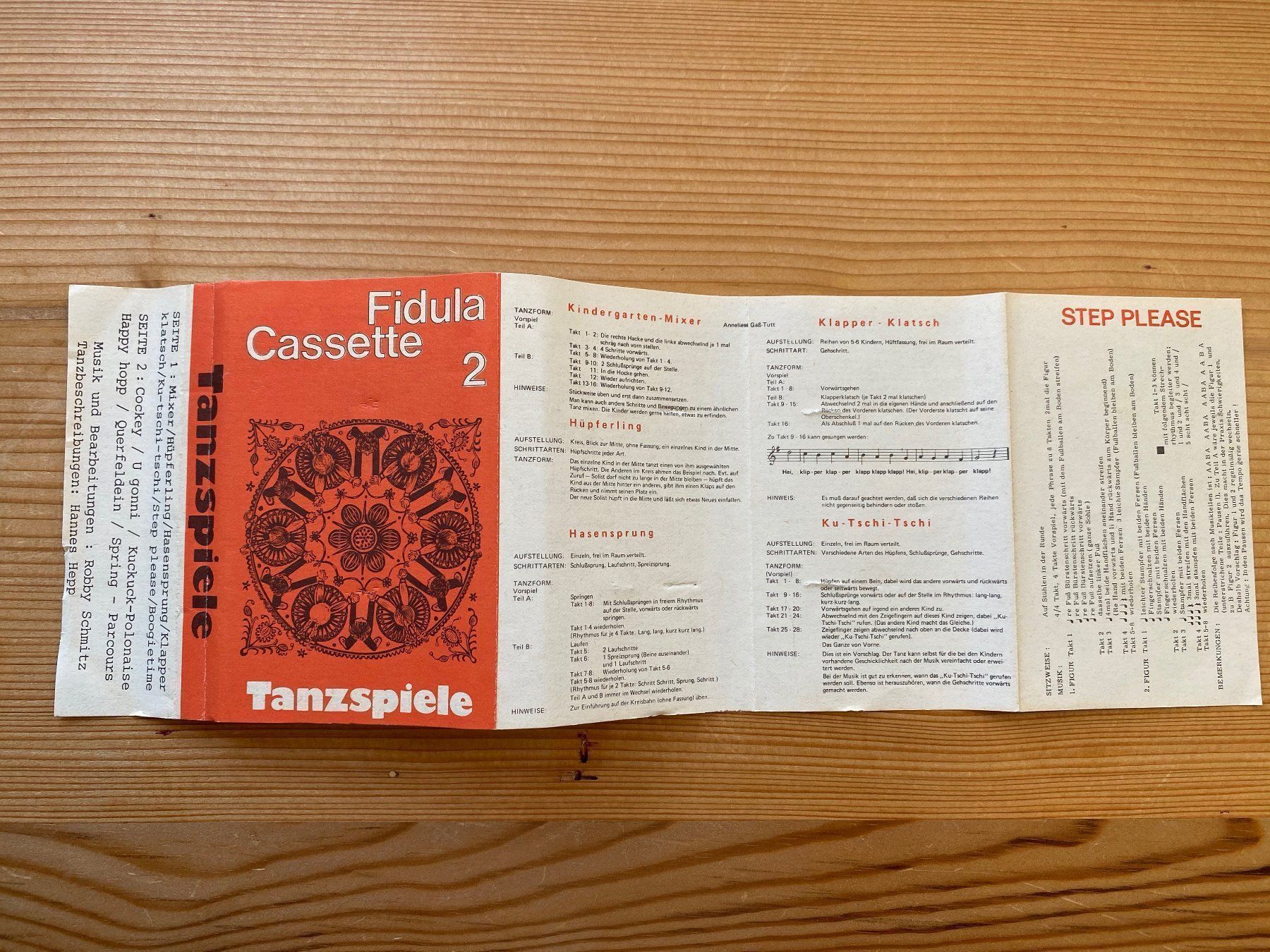 Musicassette: Fidula Cassette 2 - Tanzspiele – Usato da St.Gallen venduto da kingsamas 3