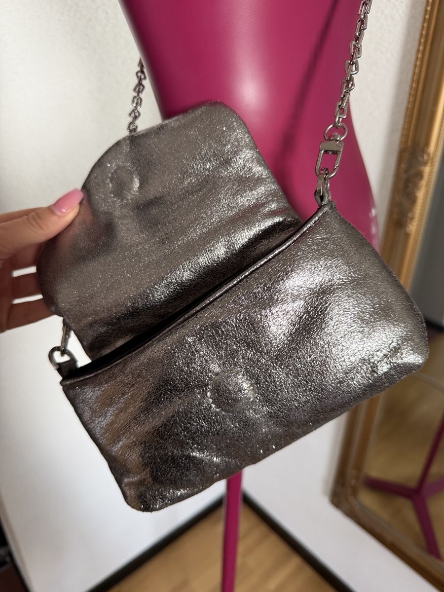 Zara Borse da donna: Zara Umhängetasche silber – Usato da Niederuzwil venduto da Lisascloset 2