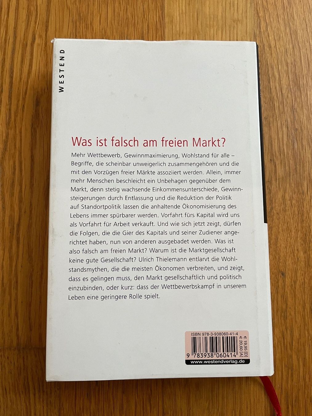 Libri: Buch gebunden "System Error" von Ulrich Thielemann – Usato da Grosswangen venduto da Vita500 1