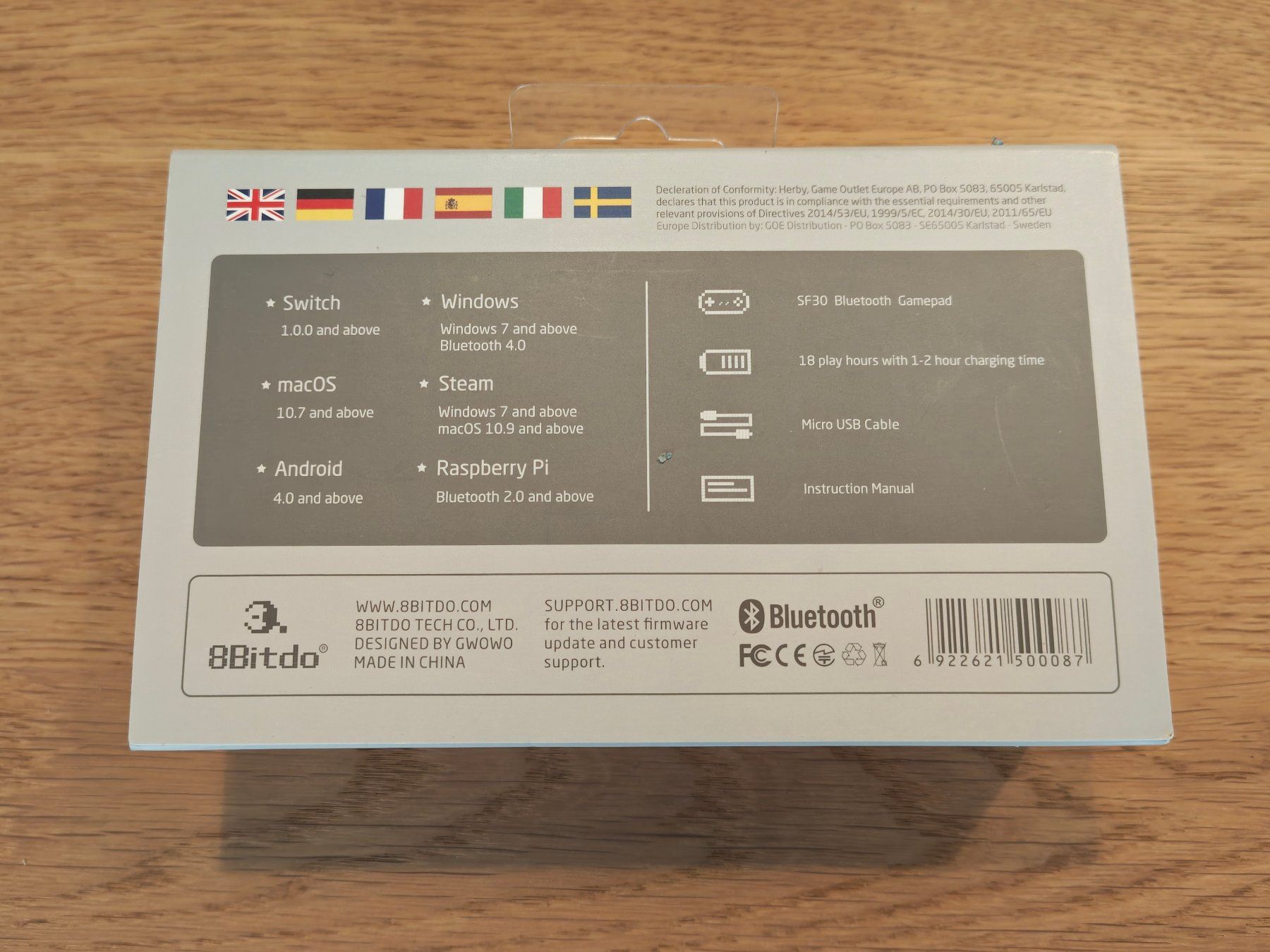 8BitDO Manettes: 8BitDo SFC30 Bluetooth Controller – D'occasion à Oftringen par RetroMister 1