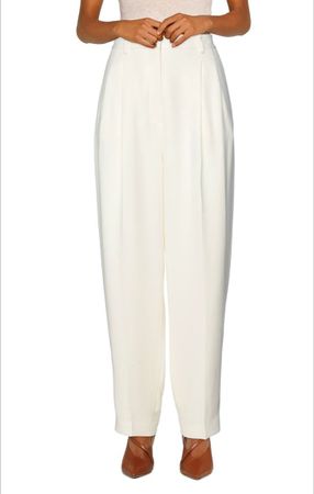 Neue Elegante Tory Burch Hose Gr. 38 Crepe Trousers creme