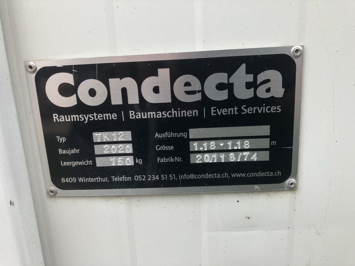 Contenitori edile: Condecta WC Container  – Usato da Balsthal venduto da DomeF 5