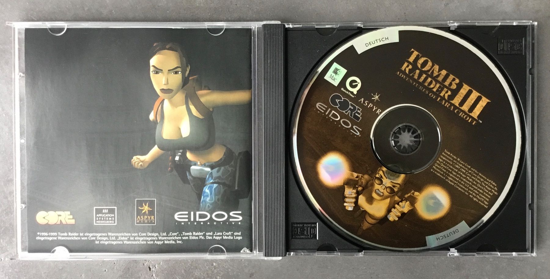Spiele: CD Tomb Raider 3 | Mac Version deutsch – Gebraucht aus Eggersriet von Wiese61 1