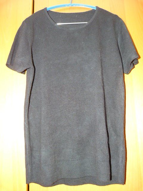 Maglioni & Felpe: Kurzarmpullover, Gr. 40, schwarz, Feinstrick – Usato da Nunningen venduto da Fashion-Ave51 1