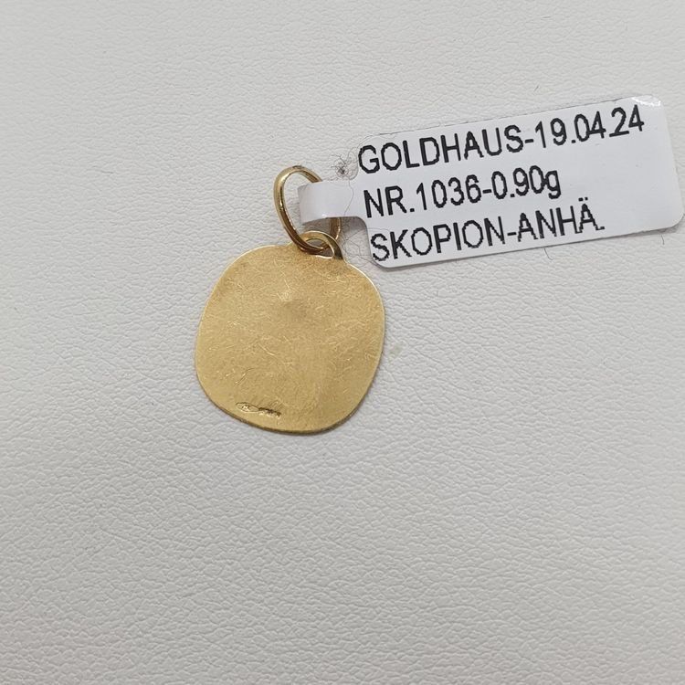 Ciondoli: Echt 18K Gold - Skorpion Anhänger – Usato da Luzern venduto da Luzern-Goldhaus 1
