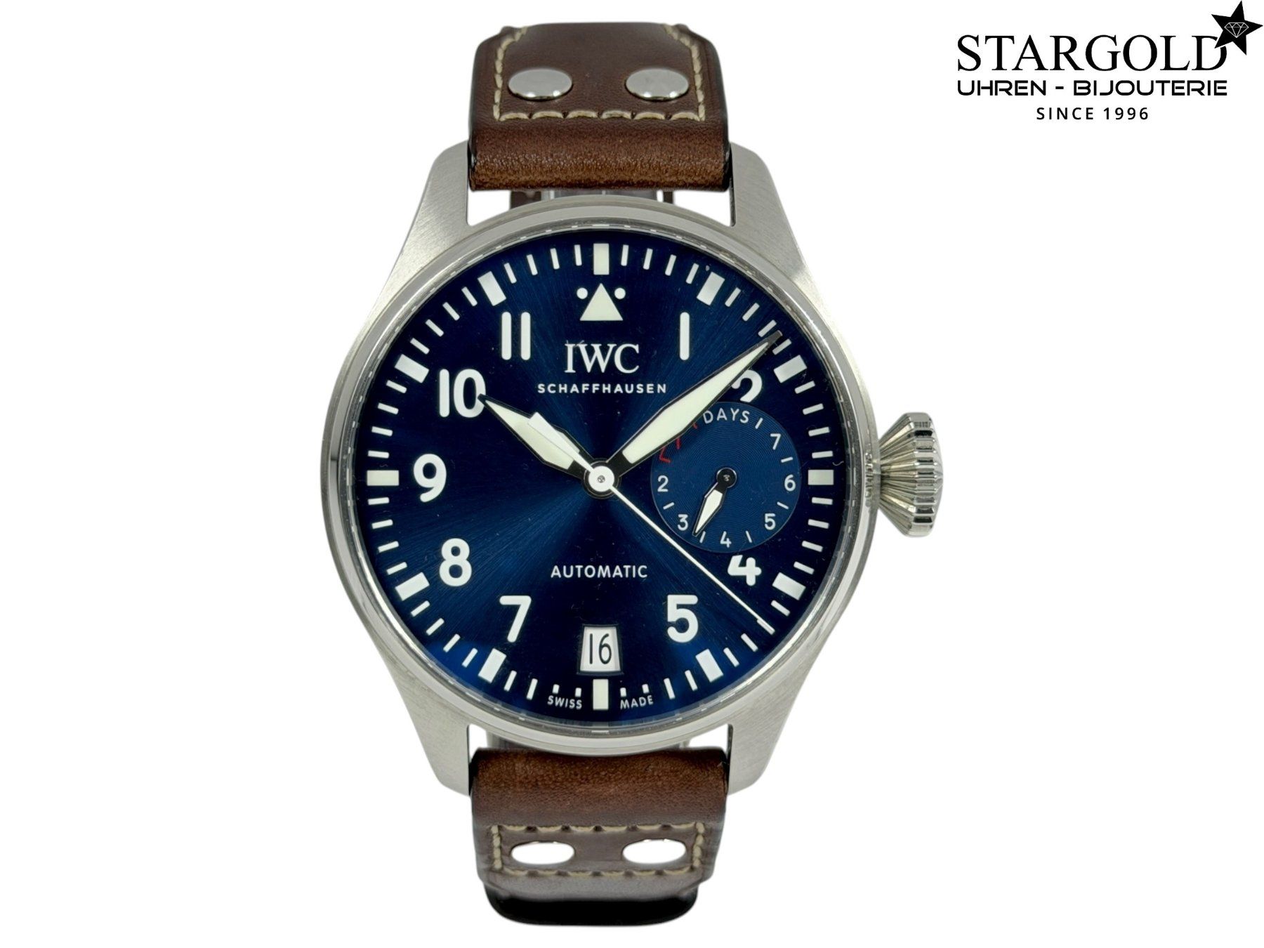IWC Uhren: IWC Fliegeruhr Big Pilot - IW501002 – Gebraucht aus Zürich von Stargold-Uhren