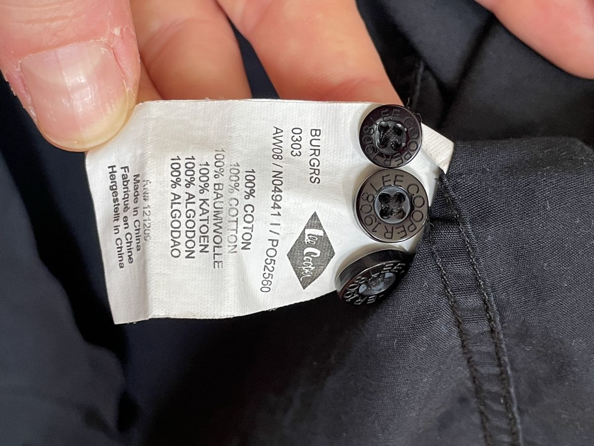 Lee Camicie: Lee Cooper Hemd schwarz Gr.XL – Usato da Zürich venduto da katidust 3