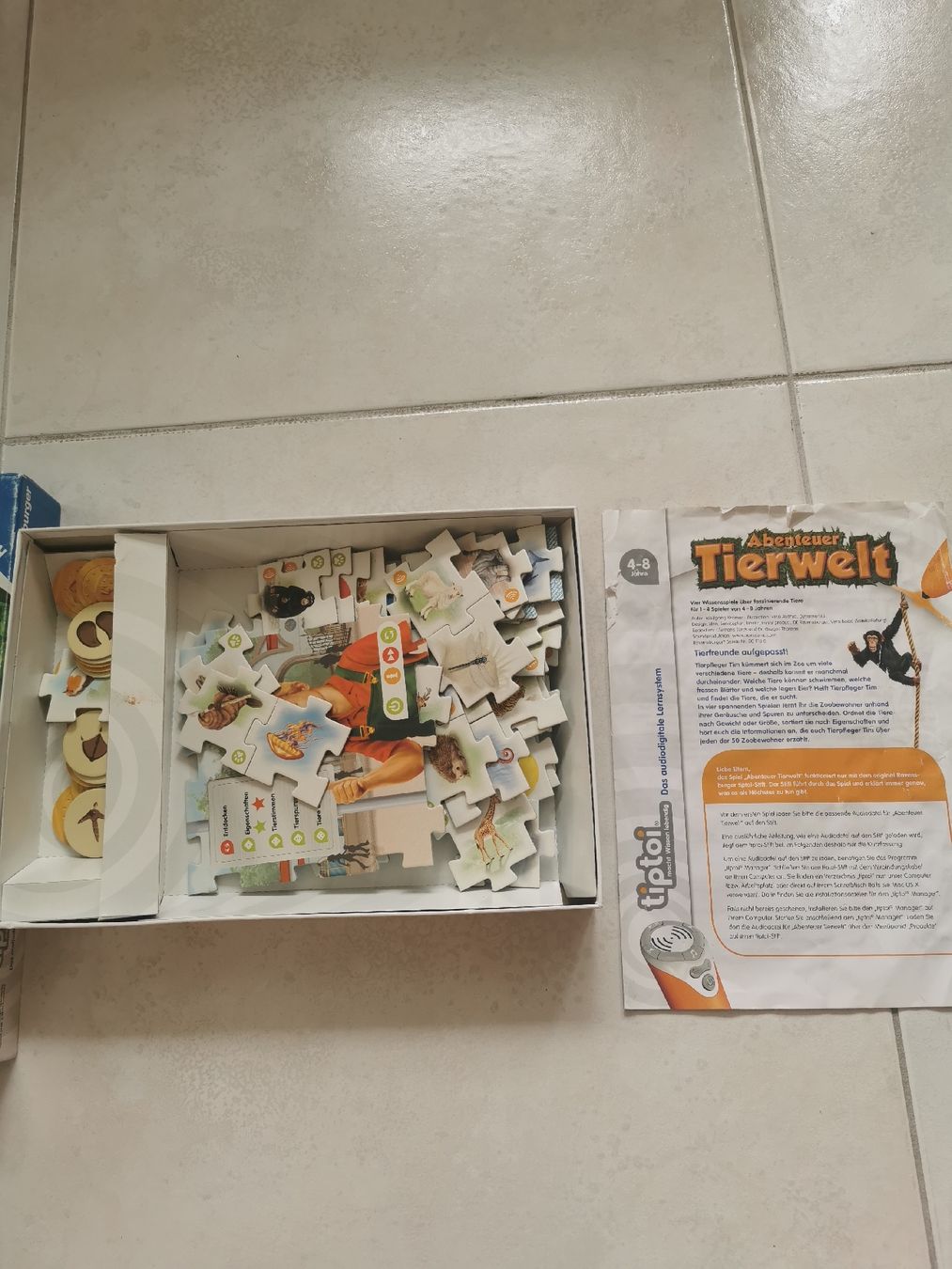 Tiptoi Spiele: Tiptoi Spiel - Abenteuer Tierwelt – Gebraucht aus Brunnen von JJaime 1