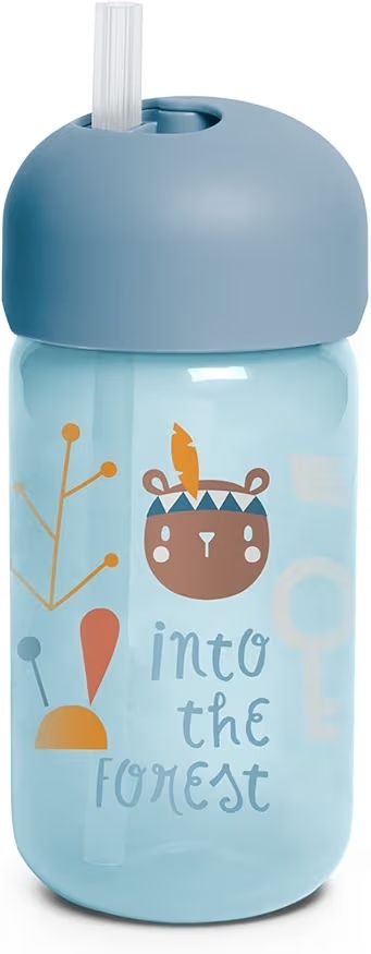 Baby-Mahlzeiten: Suavinex Trinkbecher mit Strohhalm 340 ml, Hellblau – Neu (gemäss Beschreibung) aus Brittnau von Disregoo_Peyer 2