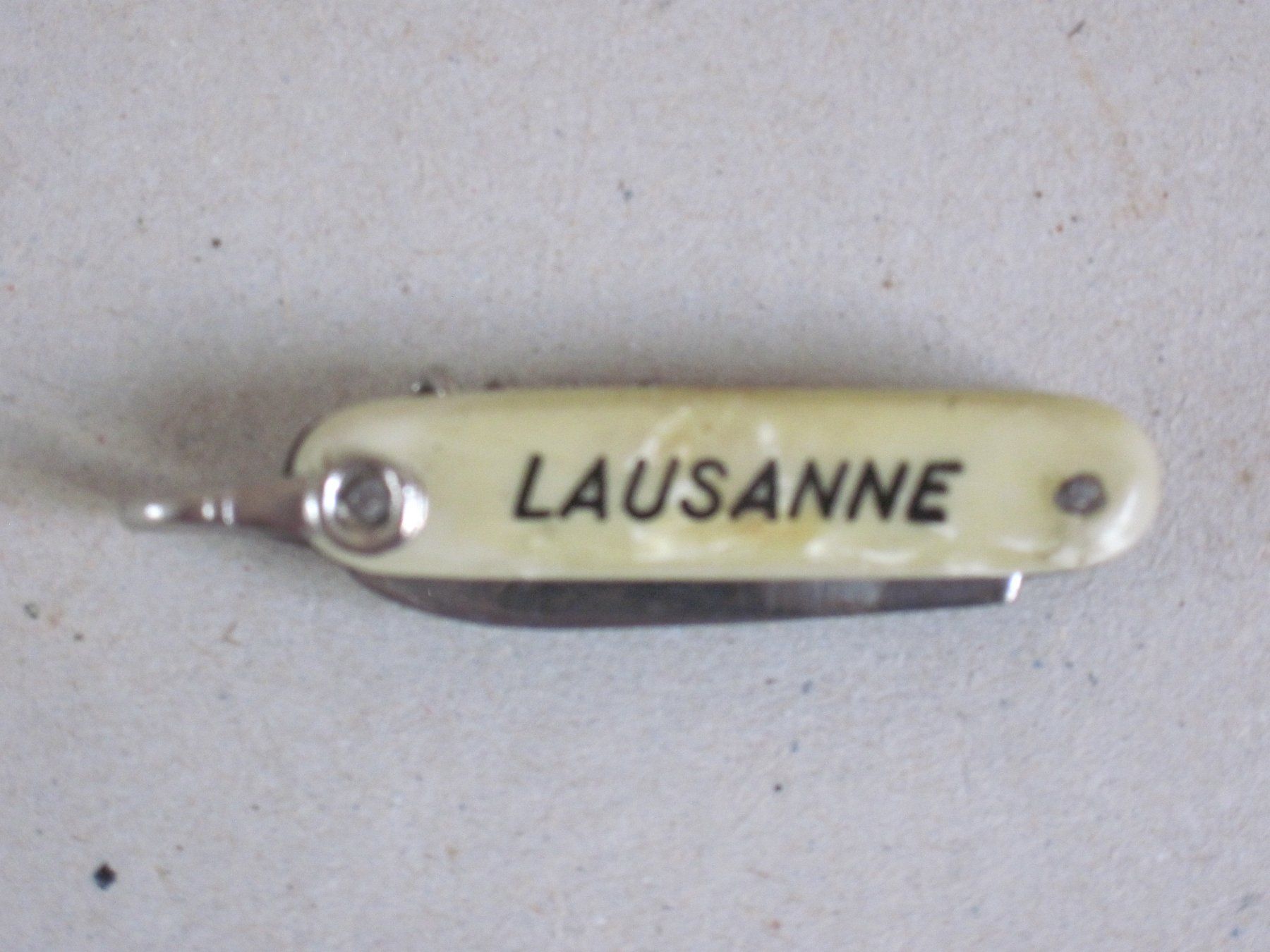 Coltelli tascabile: Sackmesser Werbung Lausanne Metropole – Usato da Feuerthalen venduto da mam_5l7b