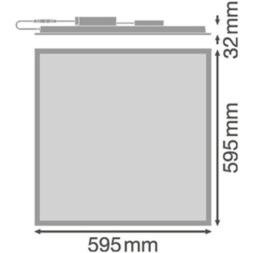 Lampadari & plafoniere: Panel LED LEDVANCE Performance 36W 4320lm 830 IP40/20 – Nuovo e nell'imballaggio originale da Venthône venduto da TAR 1